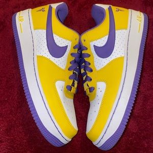 Nike Air Force 1 Purple Lakers Kobe Mamba 314192-151